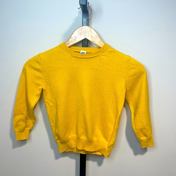 Janie & Jack boys size 4 yellow sweater - Picture 1 of 2
